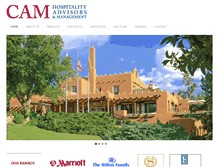 Tablet Screenshot of camhospitality.com